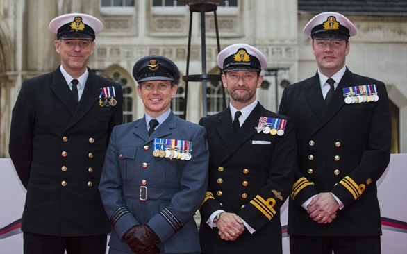 Navy’s lifesaving efforts on three continents recognised at military awards