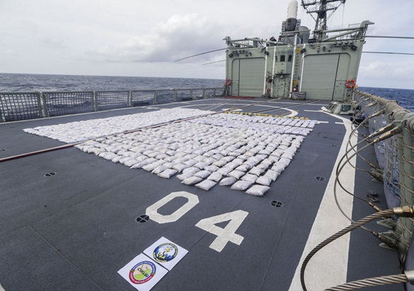 Royal Navy heads multi-nation task force in drugs bust