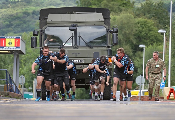 Glasgow Warriors tackle tough Commando training regime