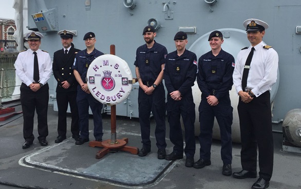 A Day of Promotions and Awards in HMS Ledbury