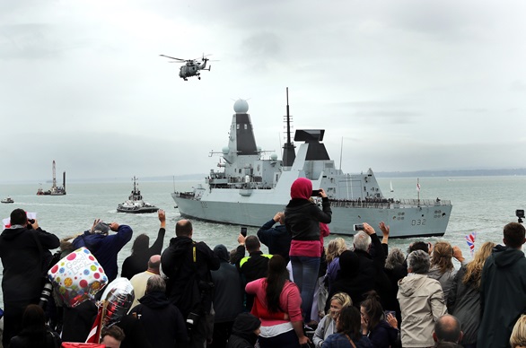 HMS Daring deploys