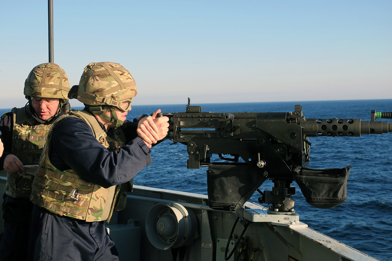 Monmouth reinforces British sovereignty with patrol around the Rock