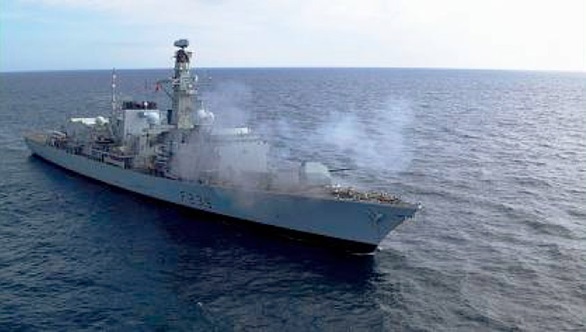 HMS Richmond supports PWO Training