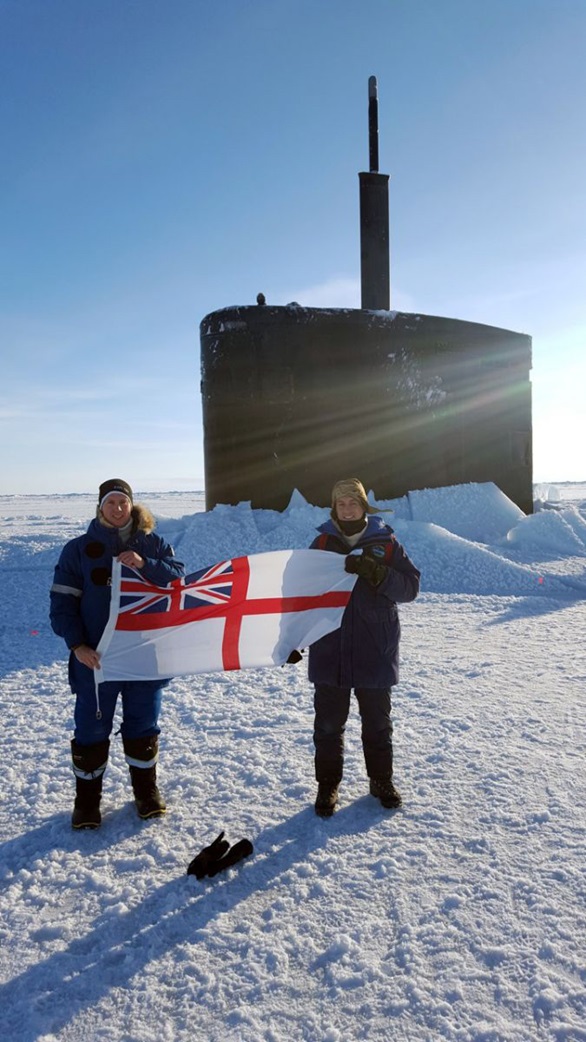 Submariners get stuck into Arctic role at Alaskan ice camp