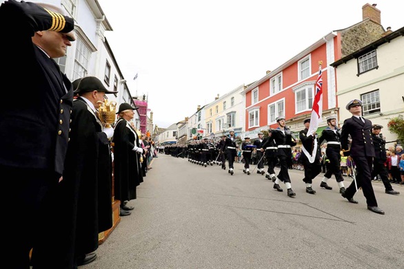 Helston turns out for freedom parade