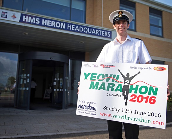 Petty Officers running battle with PTSD leads to Yeovil marathon 