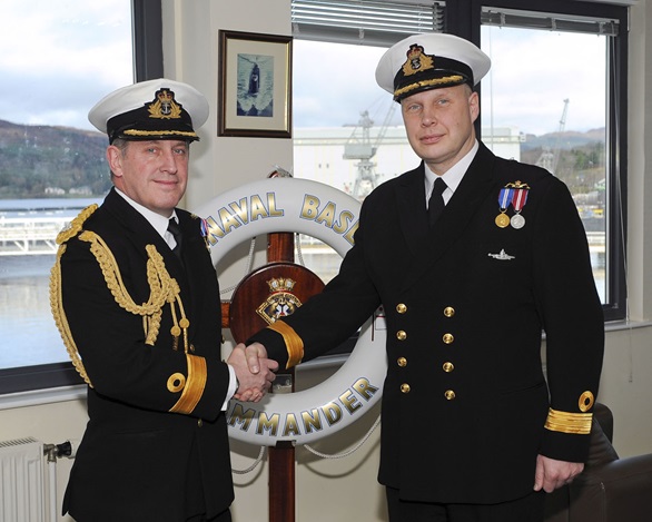 New Naval Base Commander for Clyde