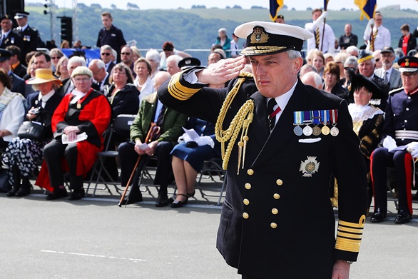 Head of Royal Navy praises Plymouth for their support