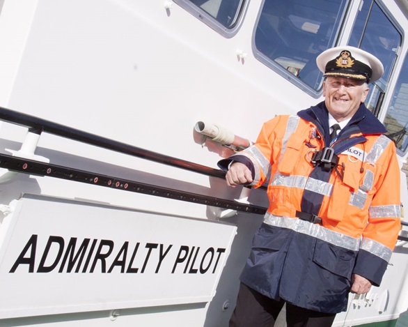 Admiralty pilot prepares for giant aircraft carriers’ arrival in Portsmouth