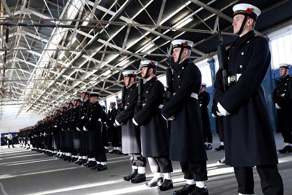 Royal Navy trains for national Remembrance ceremonies