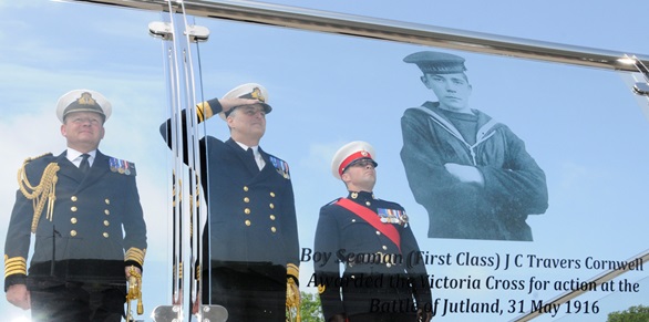 Memorial to brave sailor opened at Raleigh