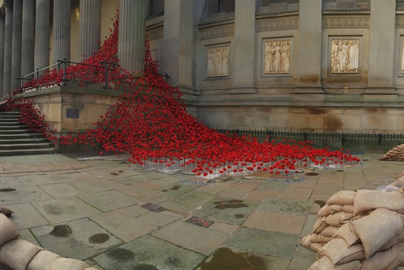 Eaglet pays respects to WW1 dead in Liverpool