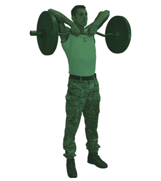 get fit to join royal marines up right row step one