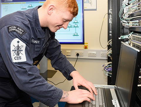 royal navy CIS working on server