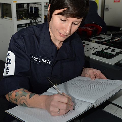 Writer Logistician the Royal Navy