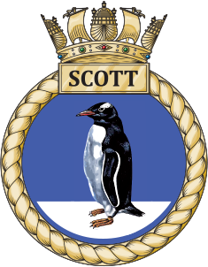 HMS Scott crest