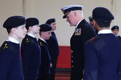 St Antony’s College welcomes Royal Navy Combined Cadet Force