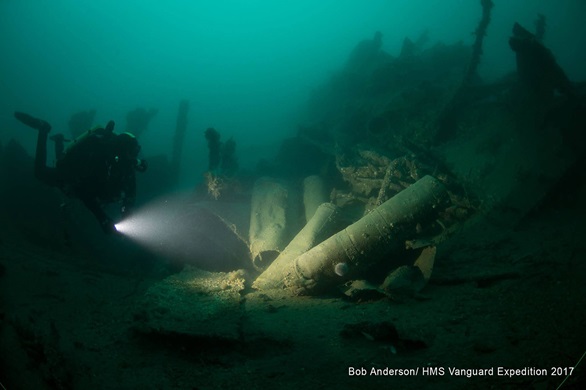 ivers shed light on wreck of Royal Navy’s worst wartime accident