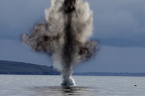 Navy divers destroy WWII torpedo in Orkney