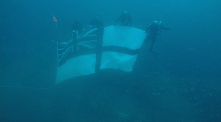 Royal Navy Divers Pay Tribute To Hms Royal Oak Royal Navy