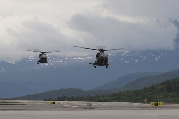 846 NAS are training in Norway. Pictures: POPhot Des Wade