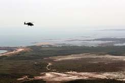 Royal Marines helicopters pay rare visit to northern Australia