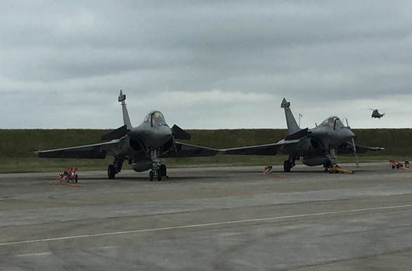 Aircrew work with foreign fast jets to maintain war fighting skills