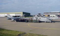 Winter in the Frisia for Culdrose Sea King on its final mission over Europe