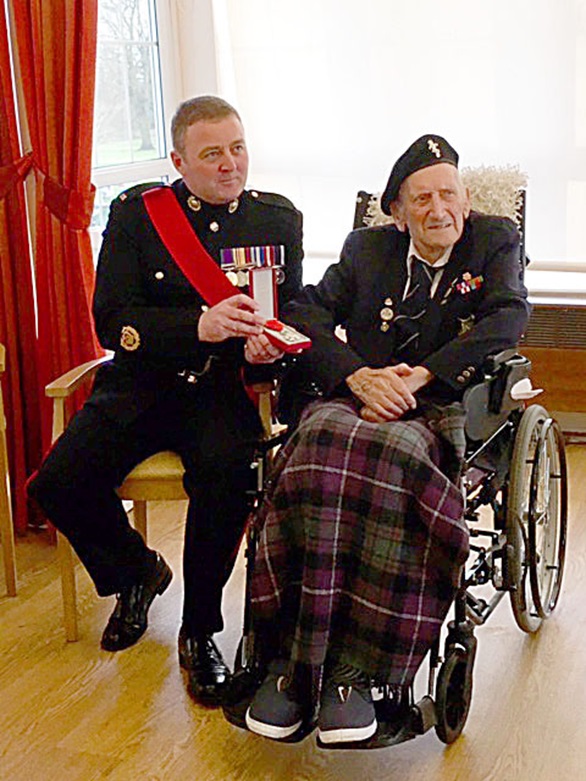 D-Day veteran awarded French accolade by Royal Marine