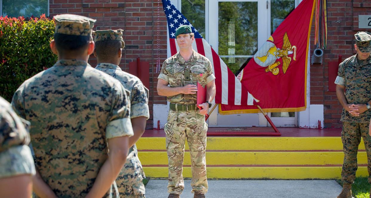 US honour for Royal Marine’s Afghan mission