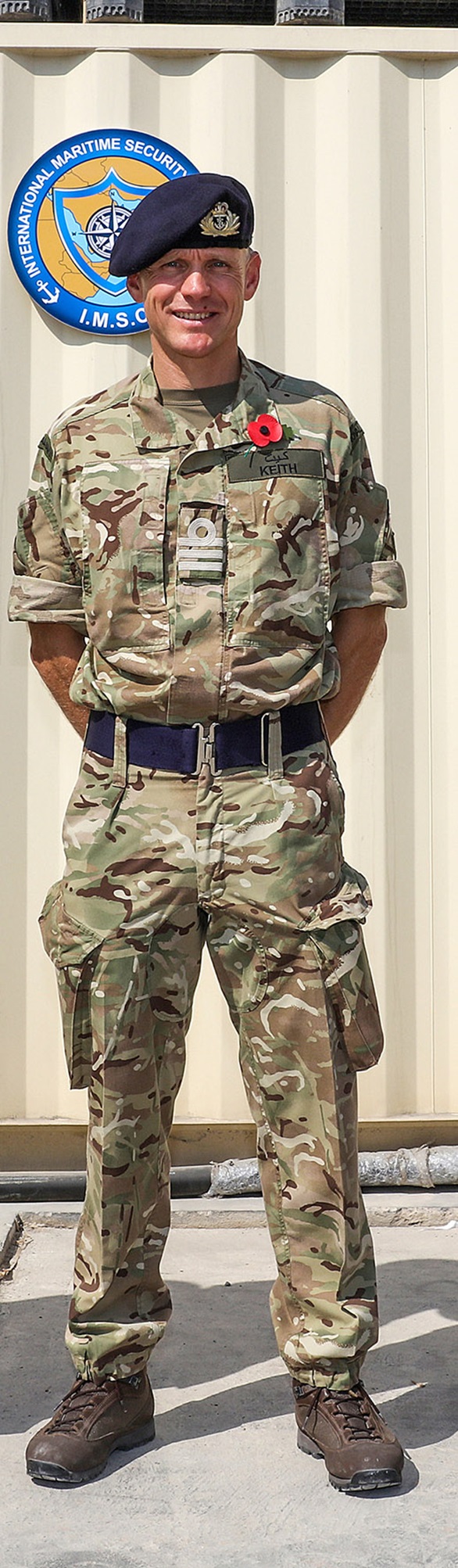 Commander Ben Keith in Bahrain