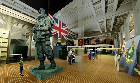 Artist's impression of future Royal Marines Museum