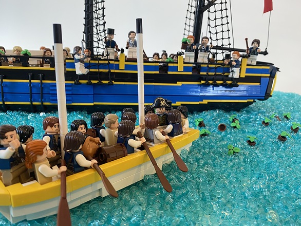 Mutiny on the Bounty in Lego