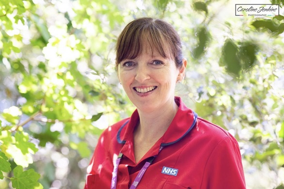 Award-winning nurse Sharon McCann is a Royal Navy veteran