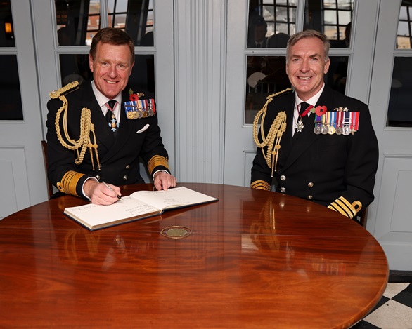 Admiral Sir Ben Key, left, takes over from Admiral Sir Tony Radakin as First Sea Lord