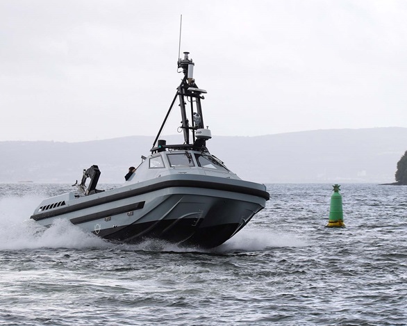 Autonomous minehunting vessel as part of Project Wilton