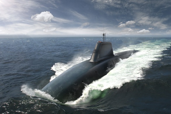Artist's impression of the Dreadnought-class submarine