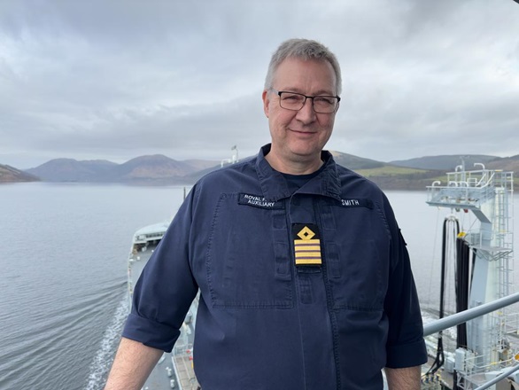 Chief engineer Dave Smith is saying goodbye to the RFA after 38 years