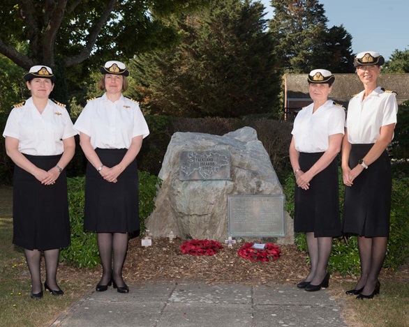 The Royal Navy has four women commanding its four training establishments for the first time in its history. Picture: Keith Woodland