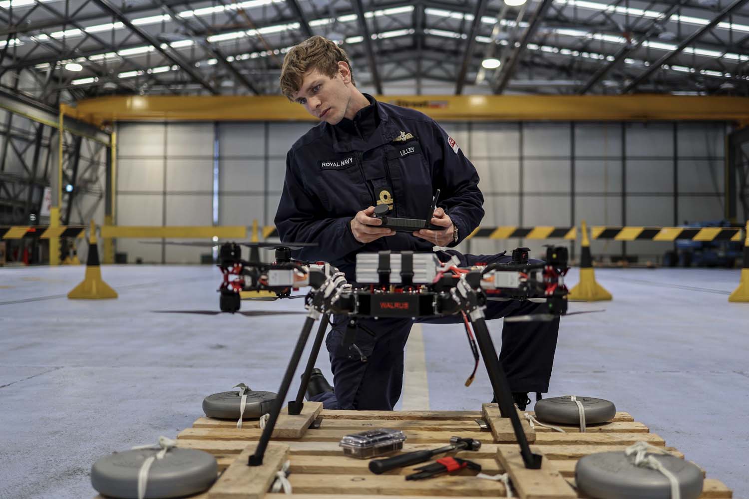 Royal Navy builds drone in first for expert squadron