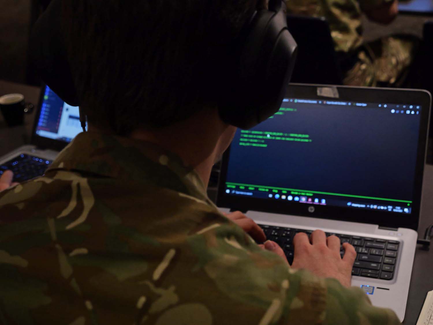 Royal Navy and Ukrainian cyber experts combine forces for cyberspace battle during Estonia exercises