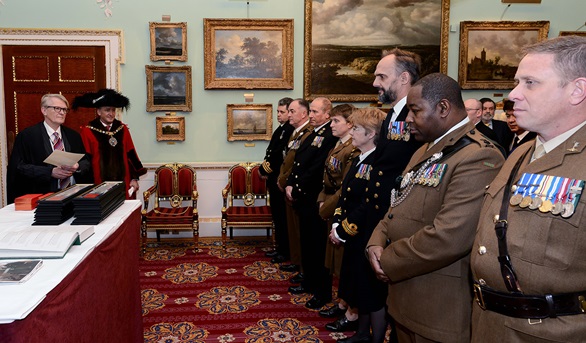 Freedom of the City of London granted to Naval Reservists