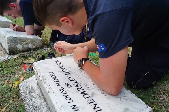 Naval Service personnel honour Royal Navy’s fallen in Barbados