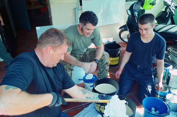 RFA Mounts Bay's whirlwind makeover for community project