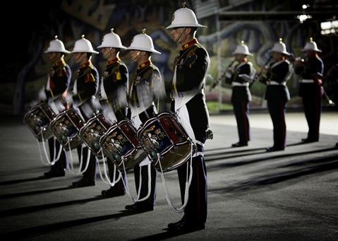 Royal Marines musicians strike the perfect note Down Under