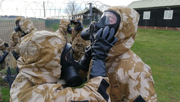 Toxic storm for Royal Marines in major chemical exercise