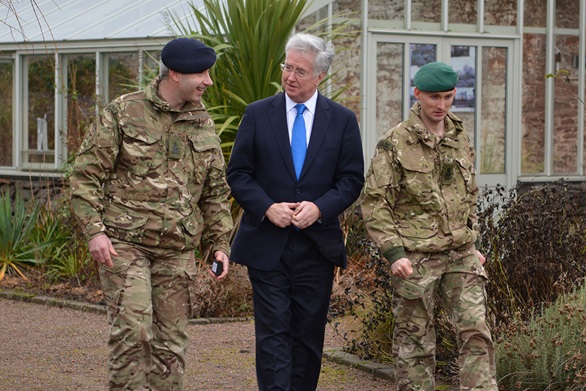 Defence Secretary visits home of 45 Commando Group