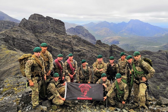 45 Commando tackle toughest mountaineering challenge in UK