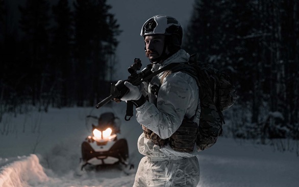 Royal Marines have completed their winter deployment with intensive combat missions across the Arctic landscape