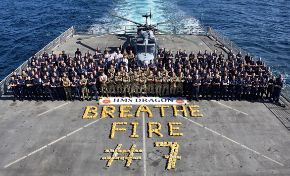 HMS Dragon completes its seventh drugs bust in the Middle East